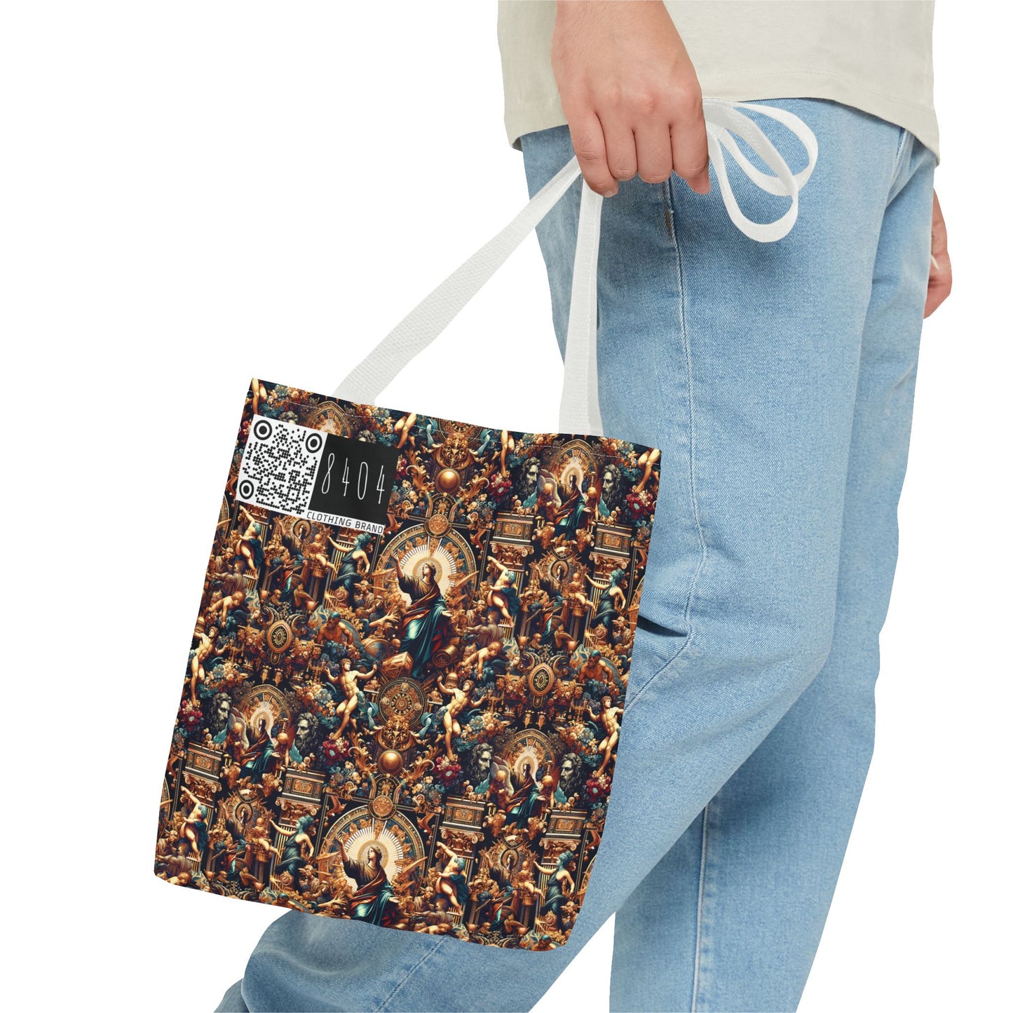 Digital Renaissance Luxurious Streetwear Inspired By Classical Art With a Modern Twist Tote Bag - 8404 Design-64