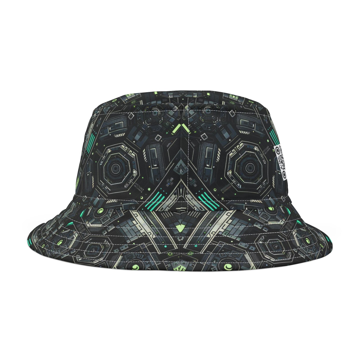 Tech Noir Tech-Forward Minimalism Bucket Hat - 8404 Design-52