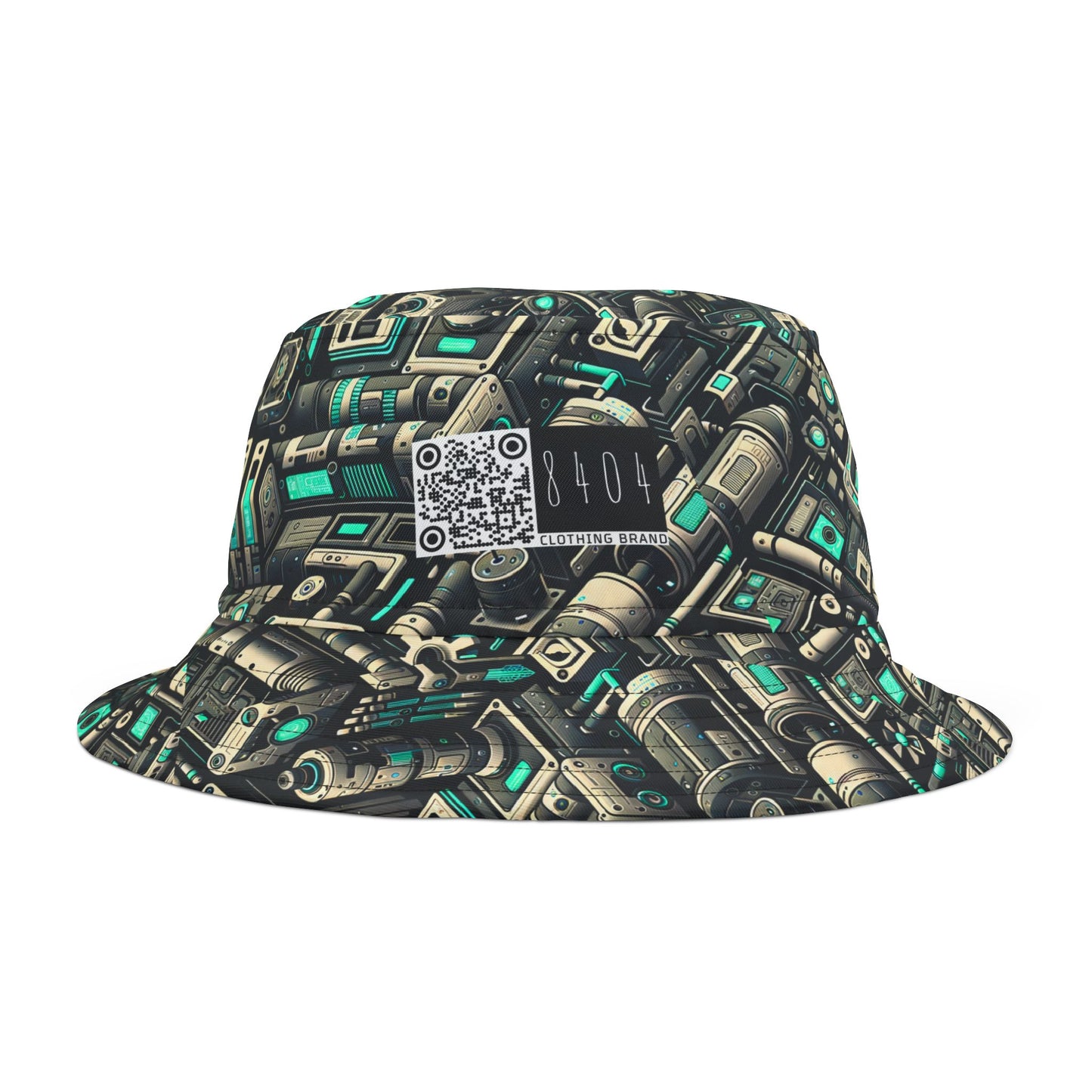 Tech Utility Fusion Modern Tech Streetwear Bucket Hat - 8404 Design-49