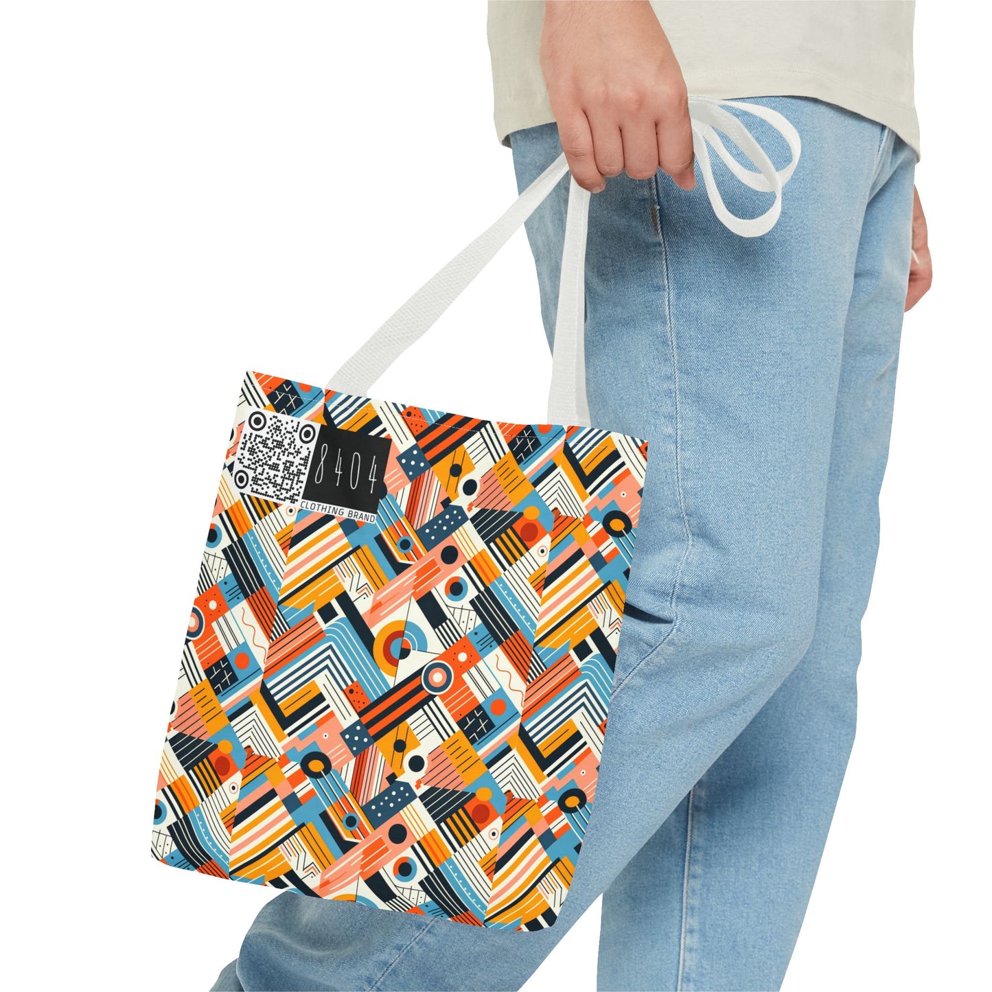 Abstract Graphic Art Modern Artistic Expression Tote Bag - 8404 Design-54
