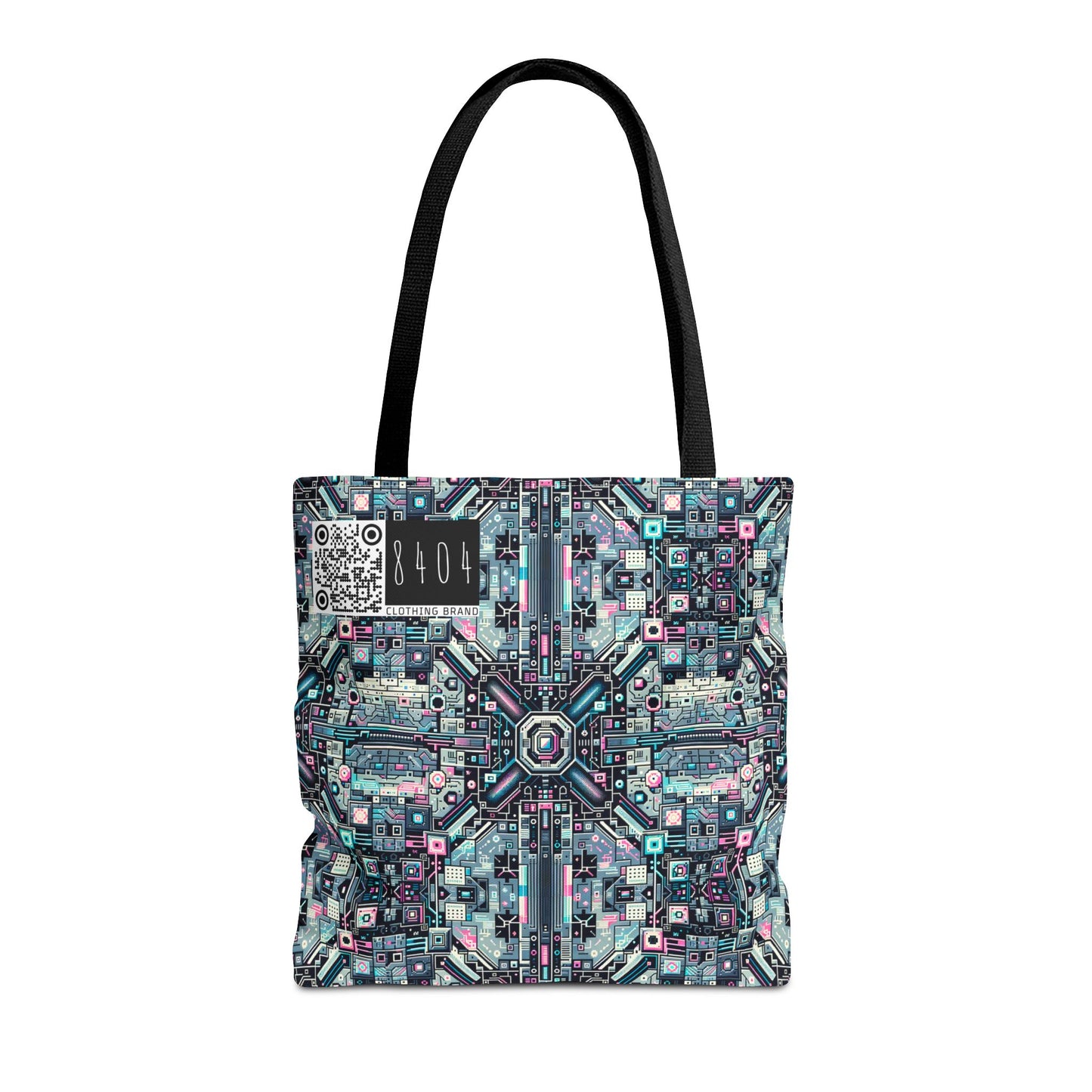 Digital Renaissance Tech-Forward Maximalism Tote Bag - 8404 Design-44
