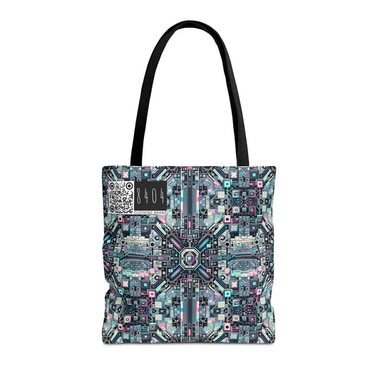 Digital Renaissance Tech-Forward Maximalism Tote Bag - 8404 Design-44
