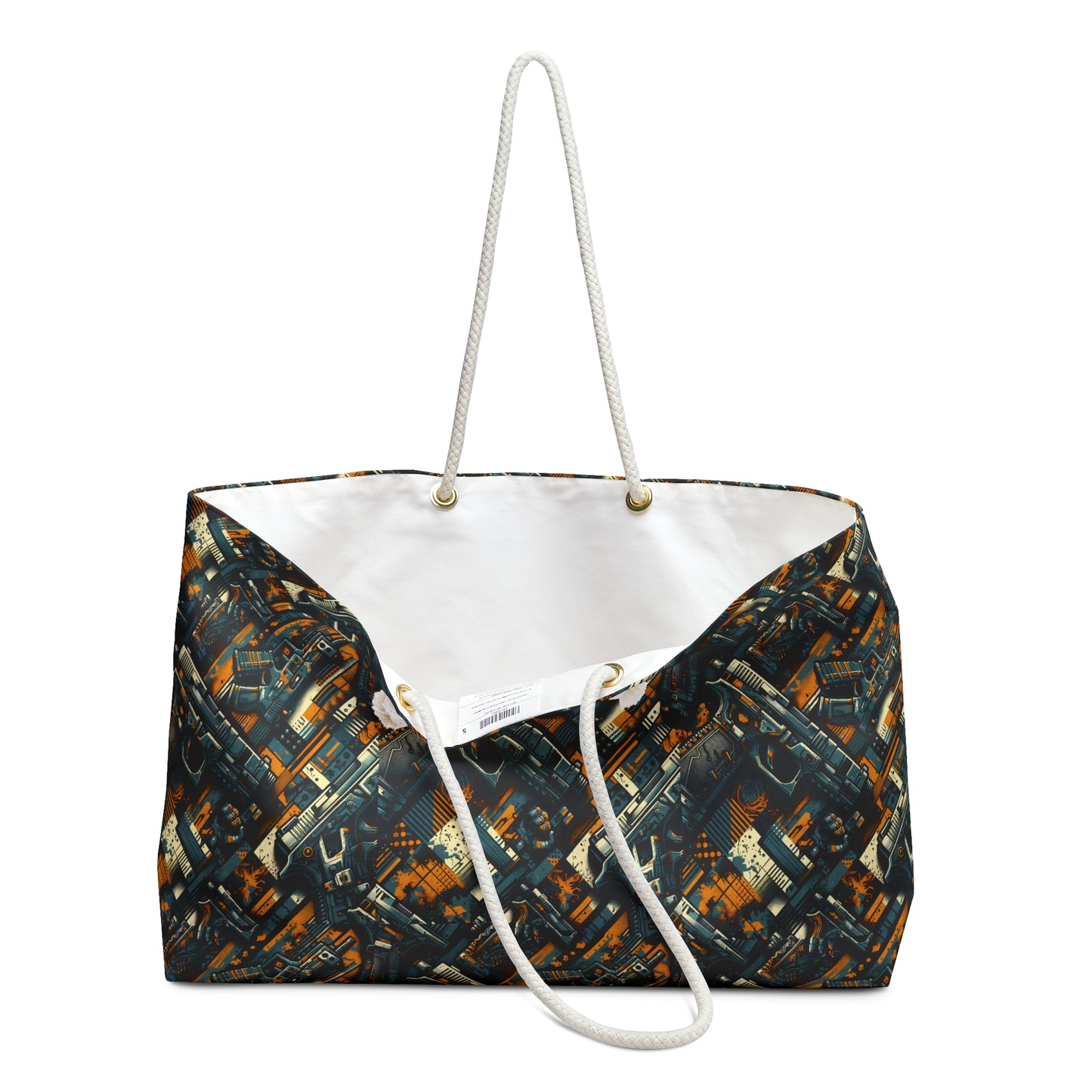 Digital Punk Futuristic Grunge Weekender Bag - 8404 Design-47