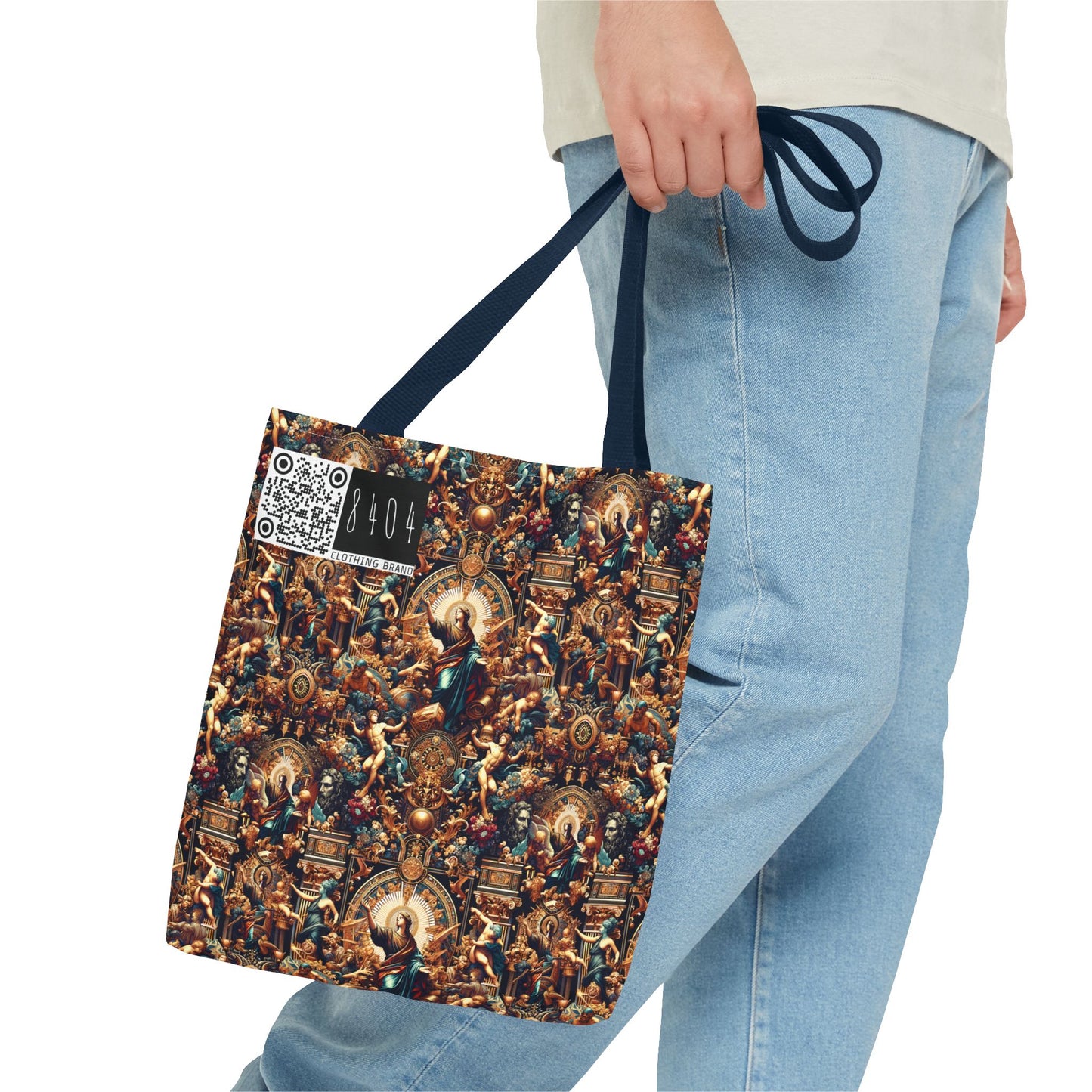 Digital Renaissance Luxurious Streetwear Inspired By Classical Art With a Modern Twist Tote Bag - 8404 Design-64