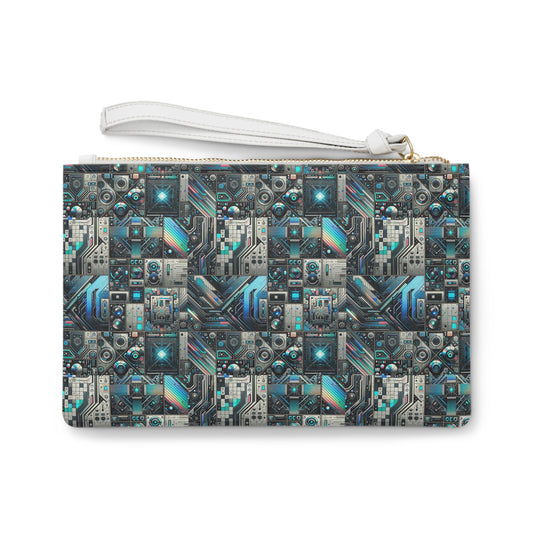 Tech-Infused Futurism Sleek Tech Edge Clutch Bag - 8404 Design-48