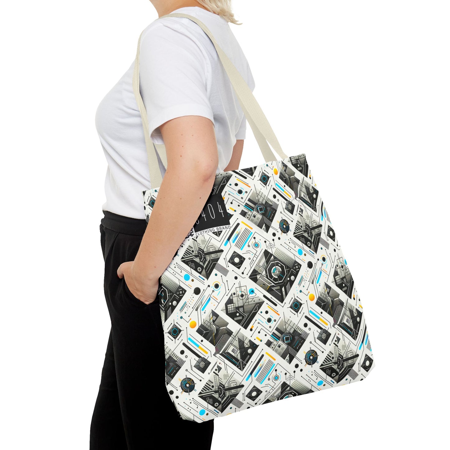 Tech Minimalism Minimalist Tech Tote Bag - 8404 Design-47