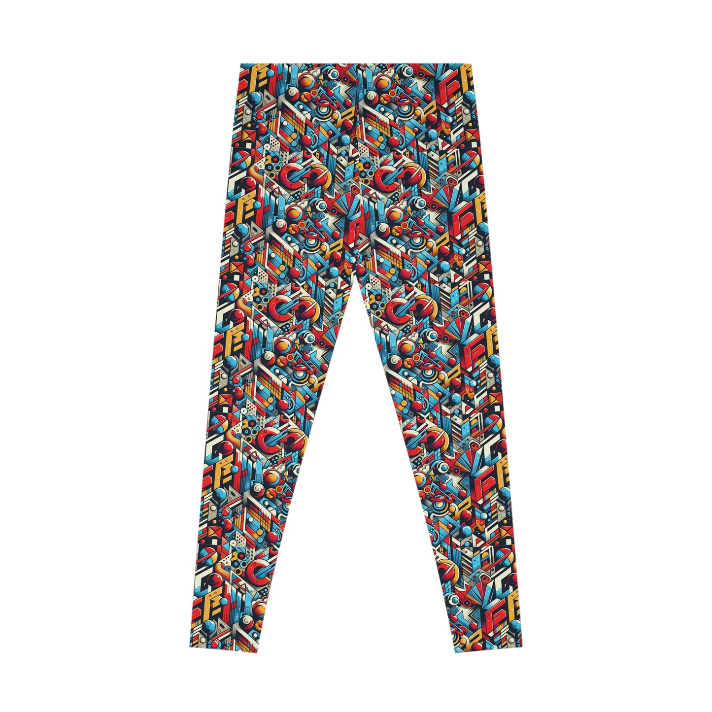 Neo-Traditional Street Art Modern Street Art Fusion Stretch Leggings - 8404 Design-67