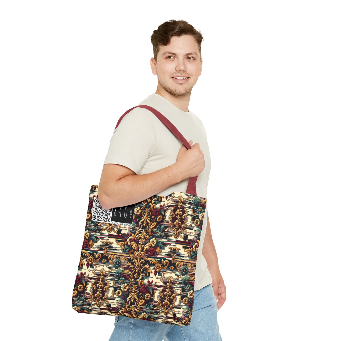 Digital Renaissance Modern Baroque Fusion Tote Bag - 8404 Design-63