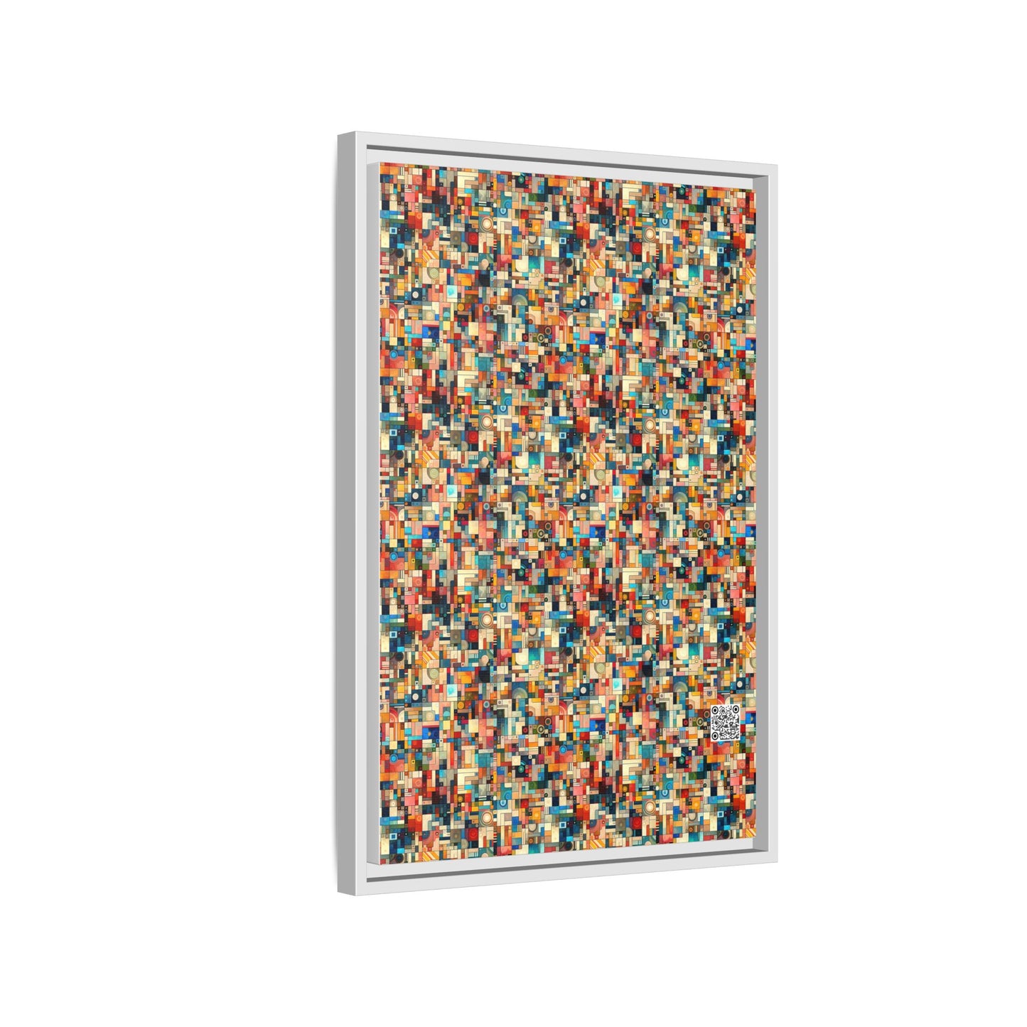 Digital Artistic Expression Artistic Streetwear Matte Canvas, Framed (multi-Color) - 8404 Design-46 B