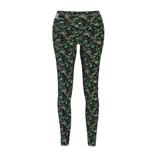 Tech-Infused Graphics Tech-Forward Streetwear Women's Cut & Sew Casual Leggings - 8404 Design-47