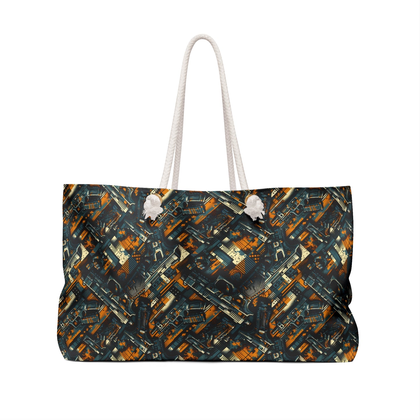 Digital Punk Futuristic Grunge Weekender Bag - 8404 Design-47