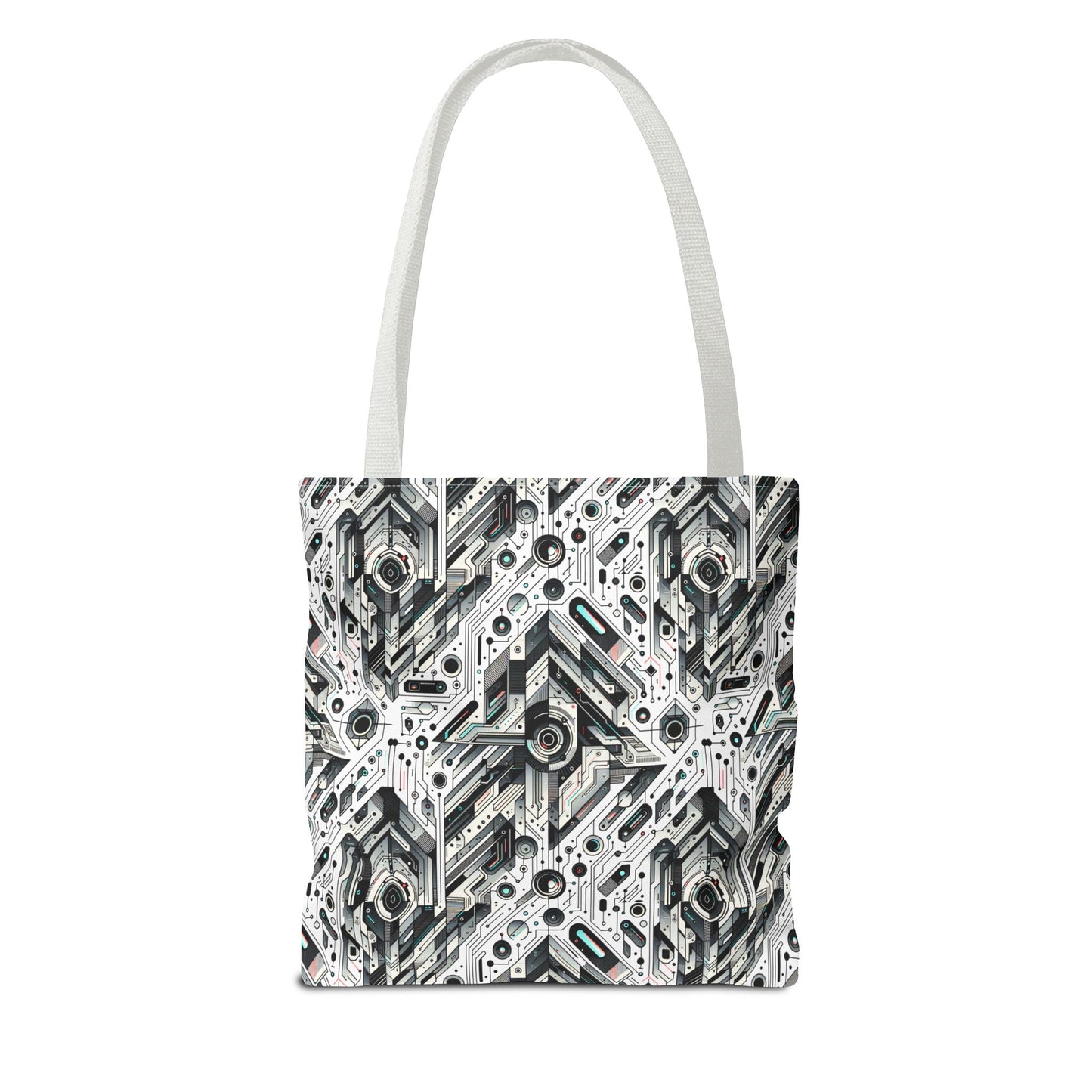 Tech-Infused Streetwear Tech-Forward Minimalism Tote Bag - 8404 Design-51