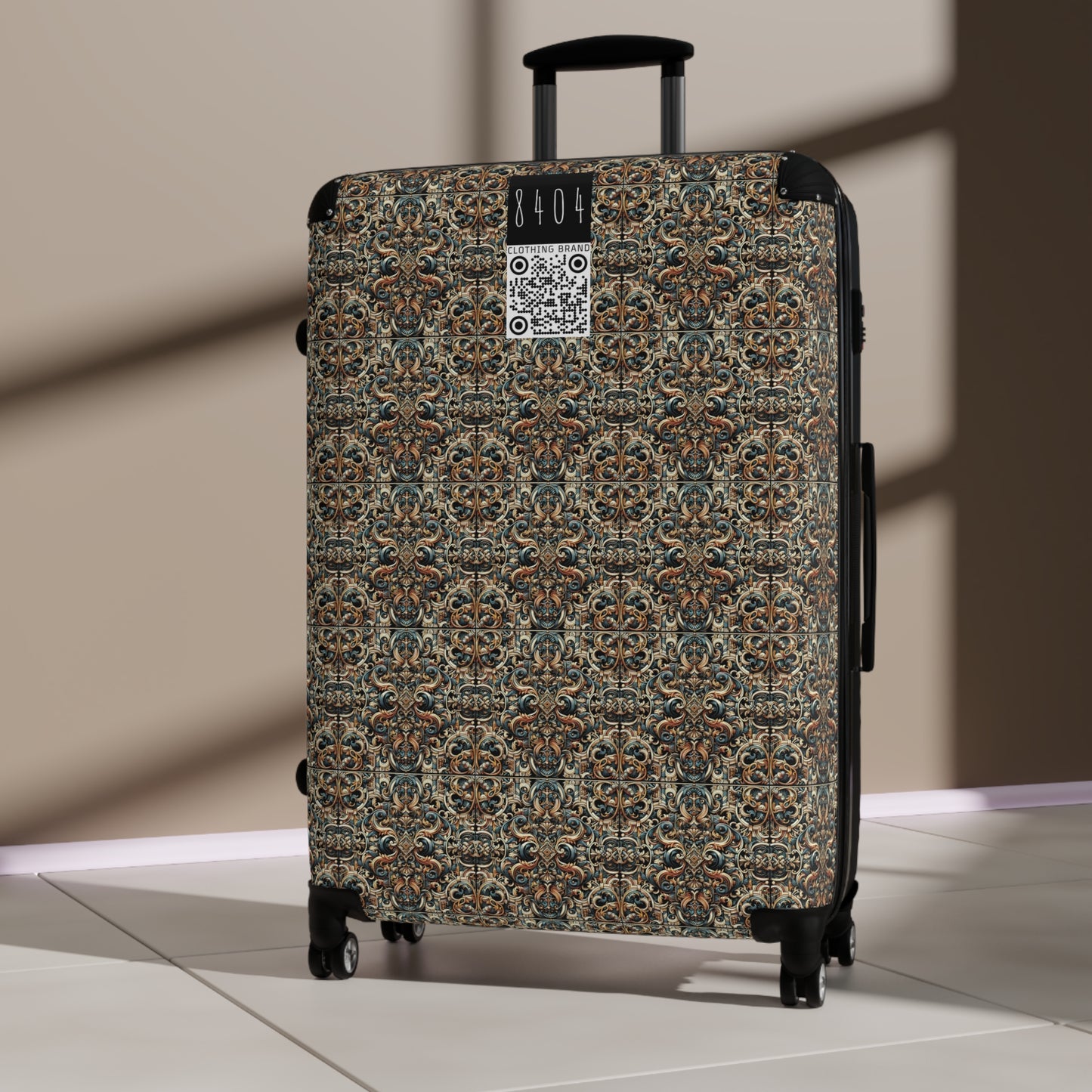 Urban Renaissance Historical Fusion With Street Edge Suitcase - 8404 Design-59
