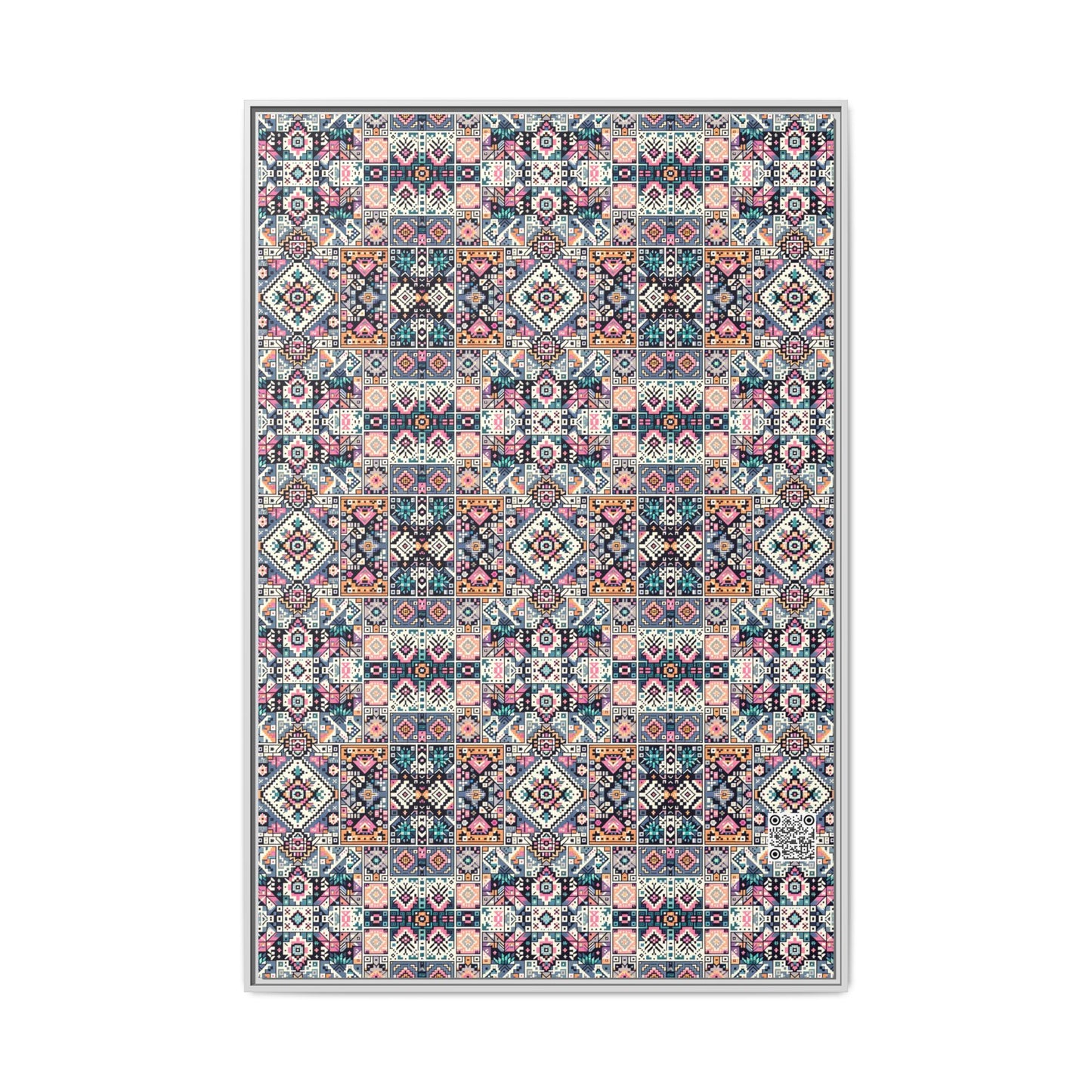 Matte Canvas, Framed (multi-Color) - 8404 Design-01