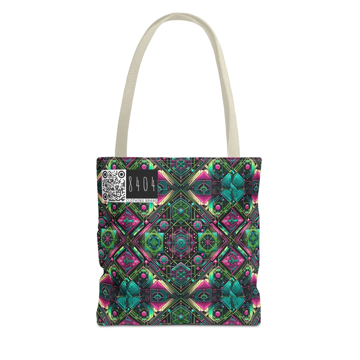 Tech-Infused Graphics Tech-Forward Streetwear Tote Bag - 8404 Design-45