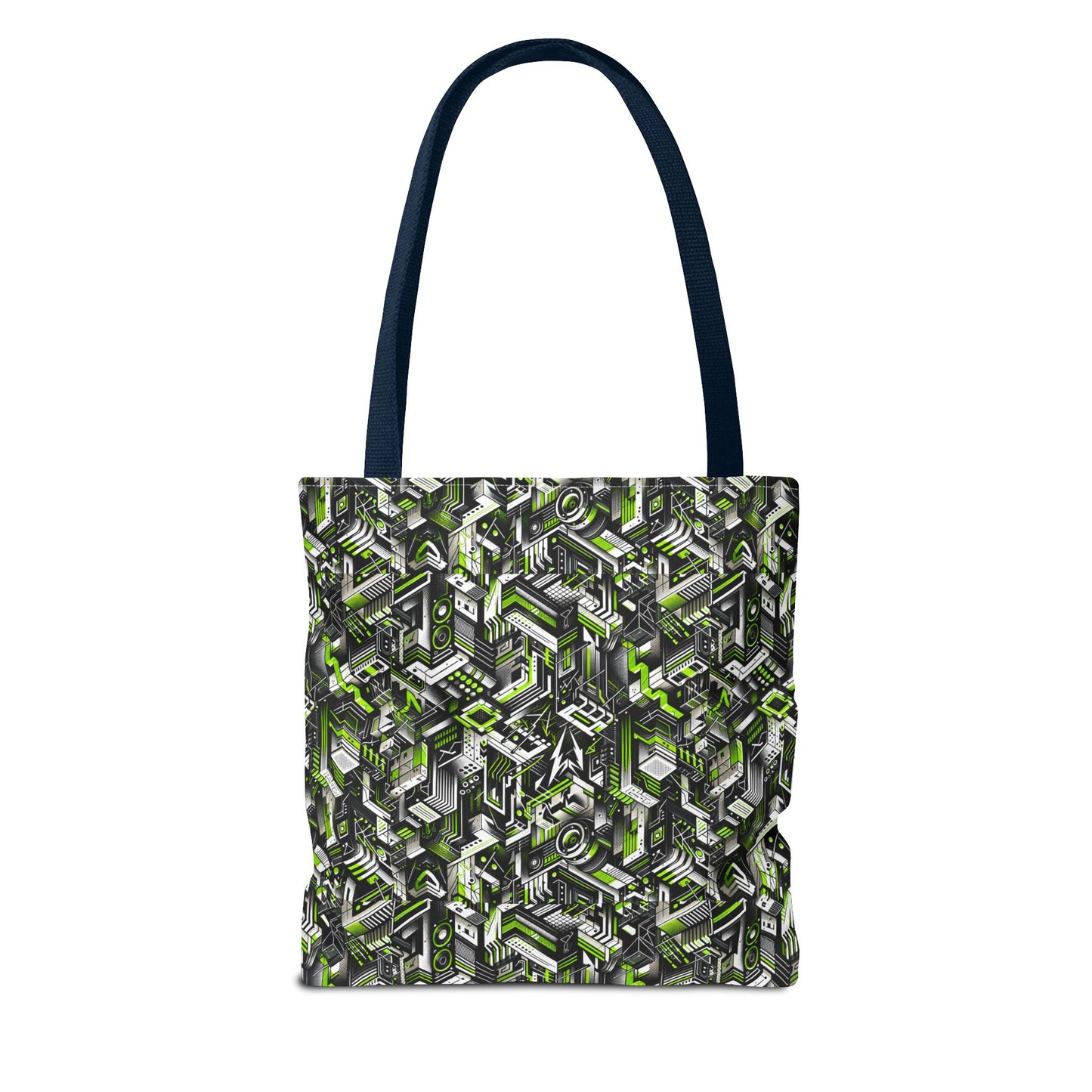 Graffiti Tech Fusion Bold Streetwear Fusion Tote Bag - 8404 Design-53
