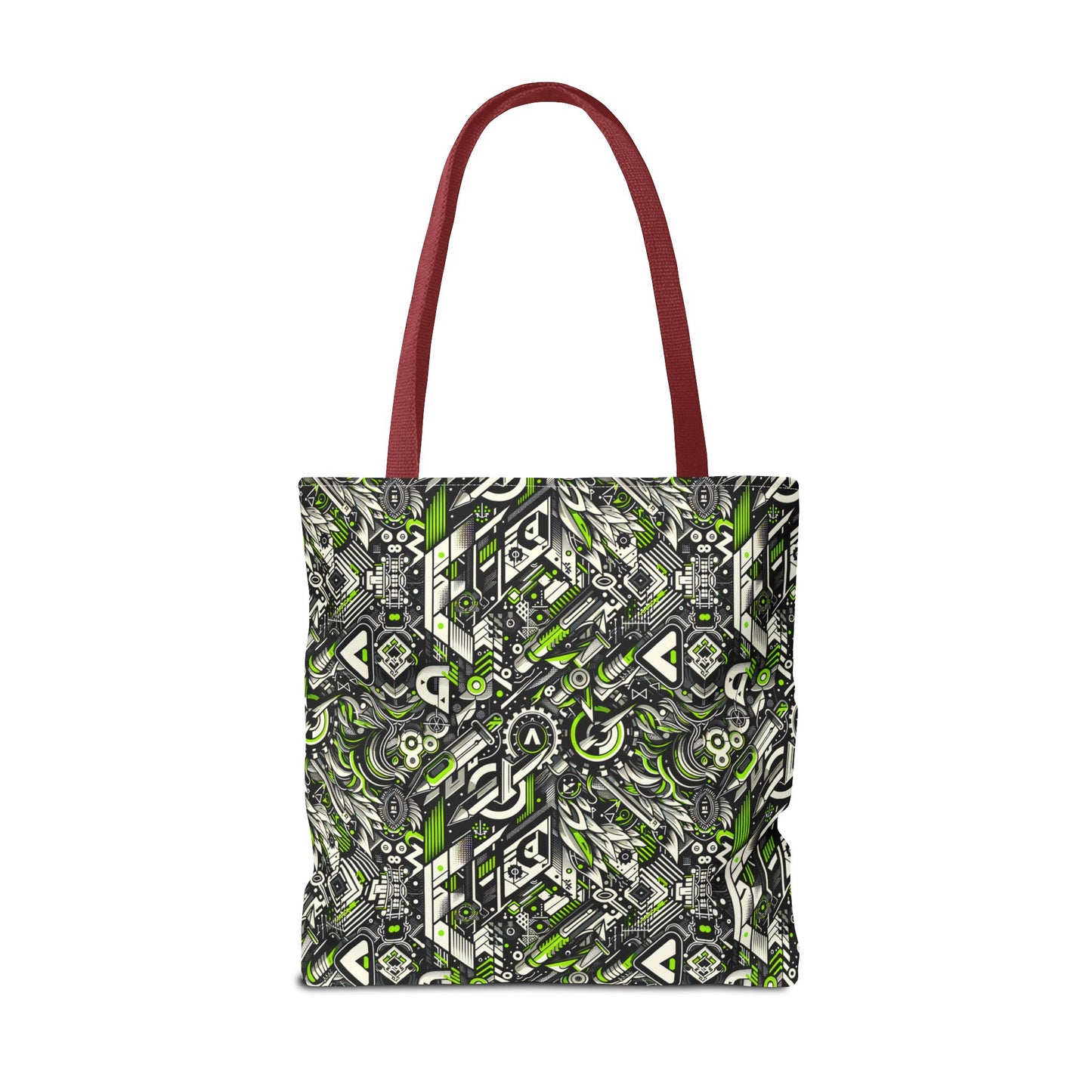 Graffiti Tech Fusion Bold Streetwear Fusion Tote Bag - 8404 Design-59