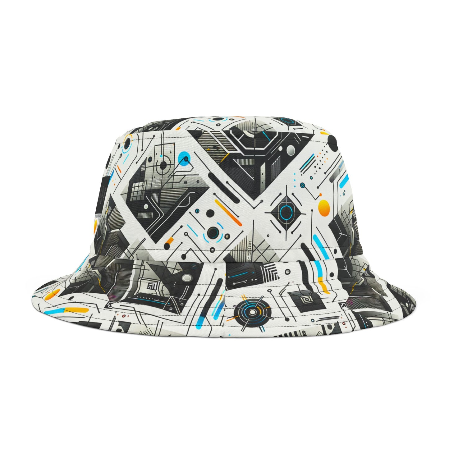 Tech Minimalism Minimalist Tech Bucket Hat - 8404 Design-47