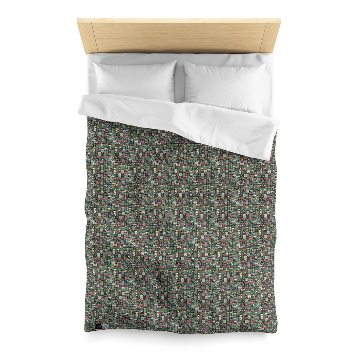Skate Culture Revival Urban Retro Cool Microfiber Duvet Cover - 8404 Design-61