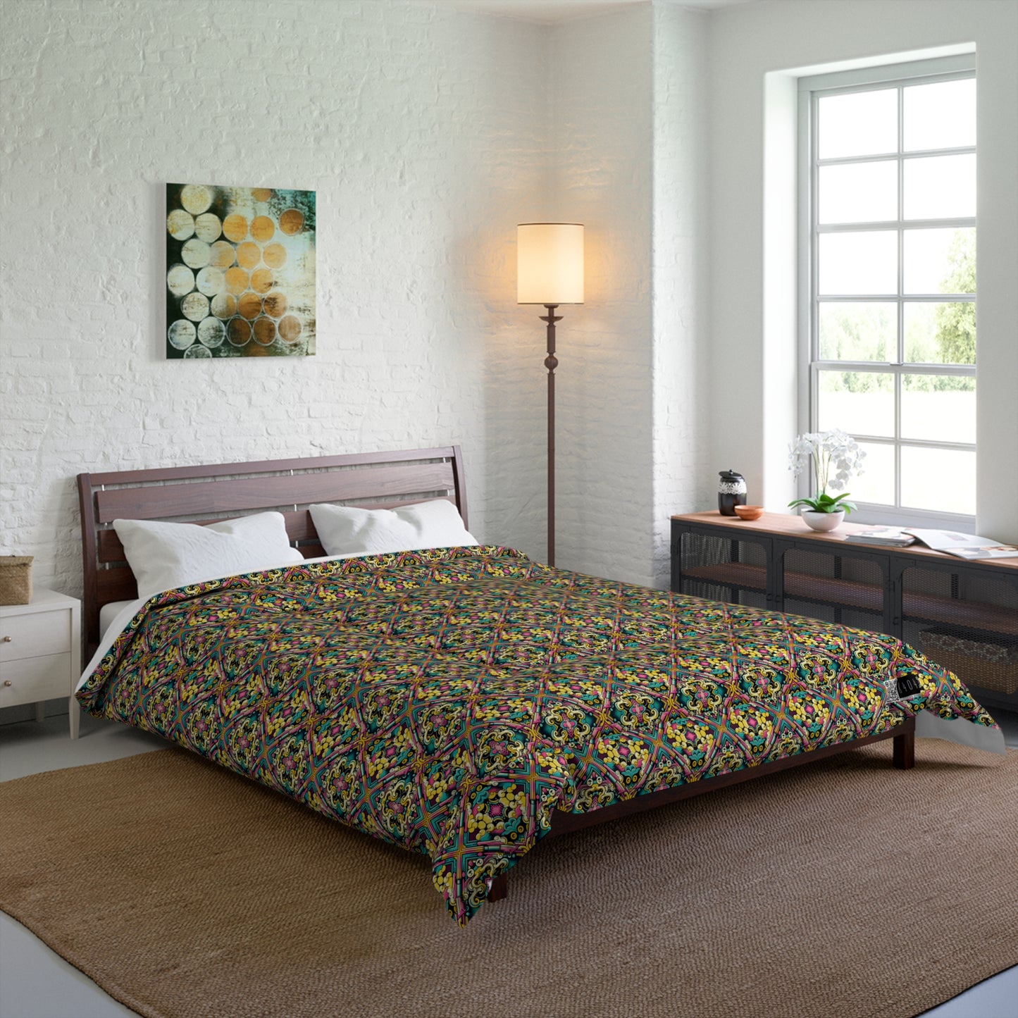 Neon Pop Art Revival Pop Culture Retro Comforter - 8404 Design-59