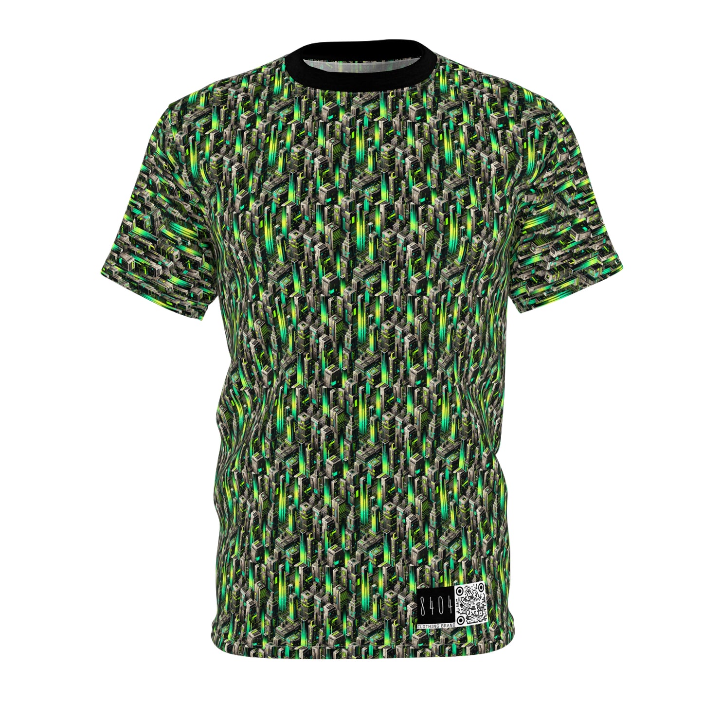 Digital Rebellion Tech-Forward Streetwear Unisex Cut & Sew Tee - 8404 Design-63