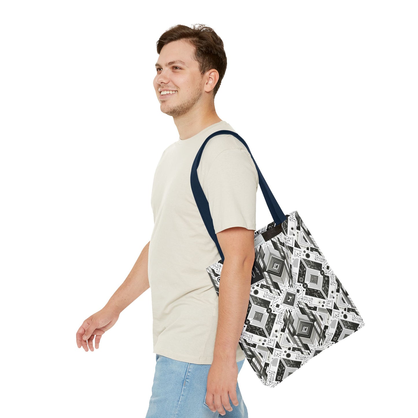Digital Minimalism Minimalist Tech Tote Bag - 8404 Design-51