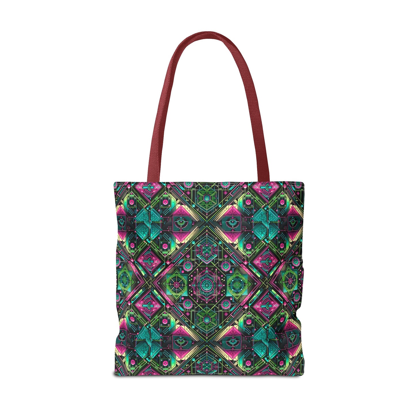 Tech-Infused Graphics Tech-Forward Streetwear Tote Bag - 8404 Design-45