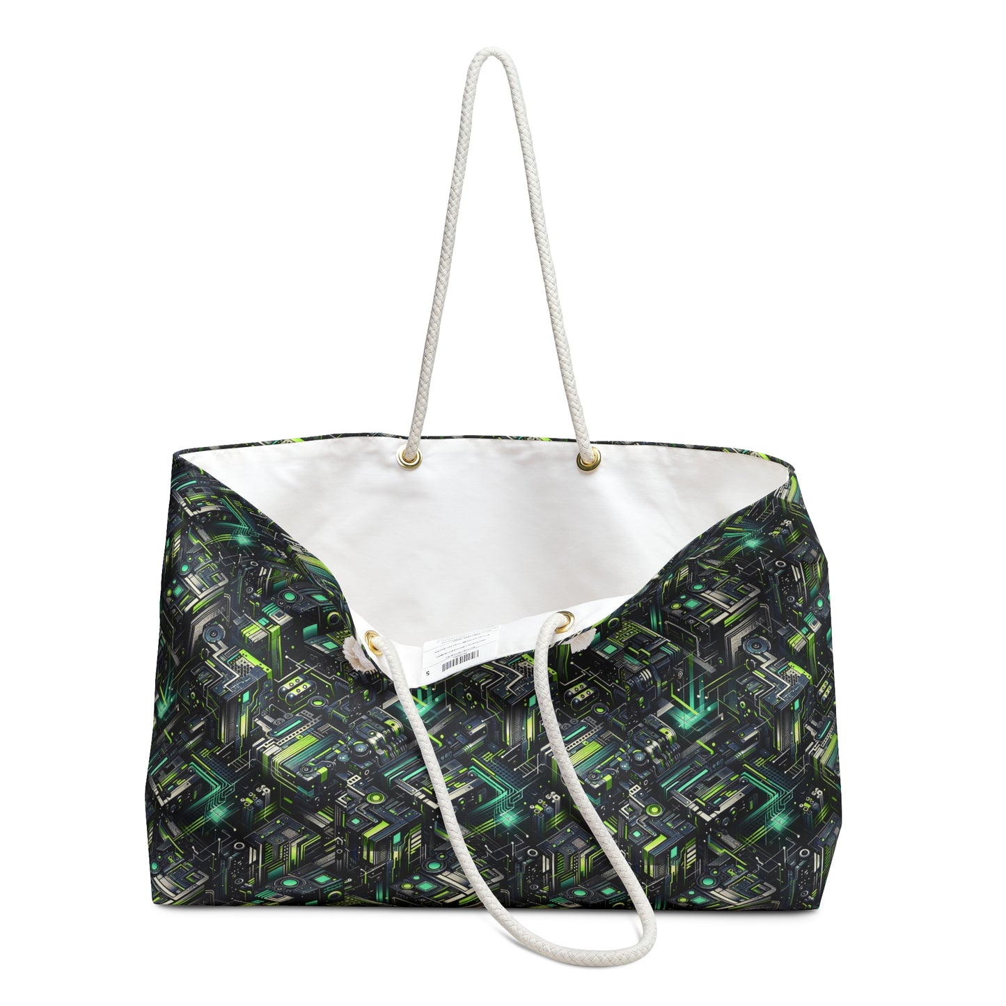 Tech-Infused Graphics Tech-Forward Streetwear Weekender Bag - 8404 Design-47