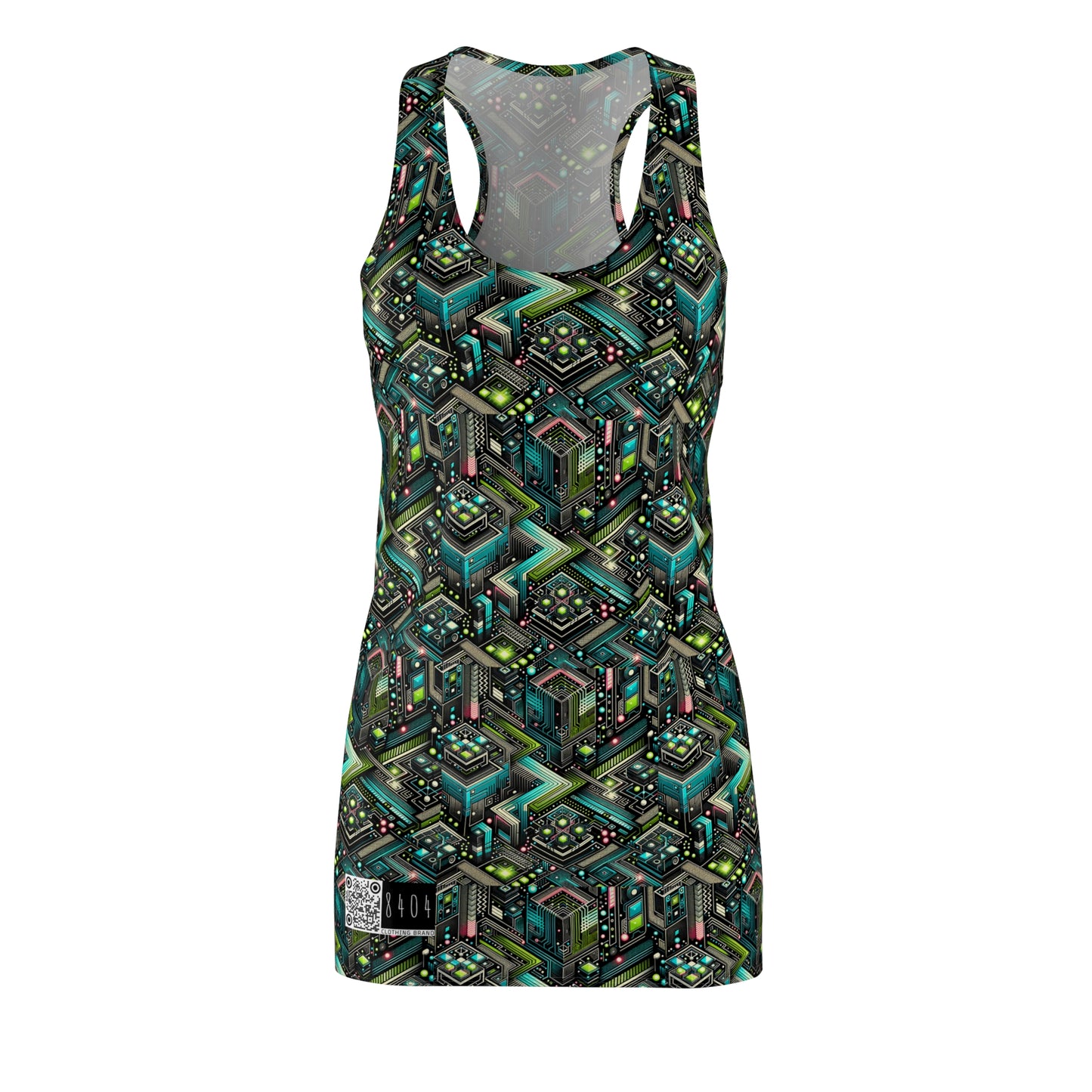 Women's Cut & Sew Racerback Dress Future Tech - 8404 Design-01