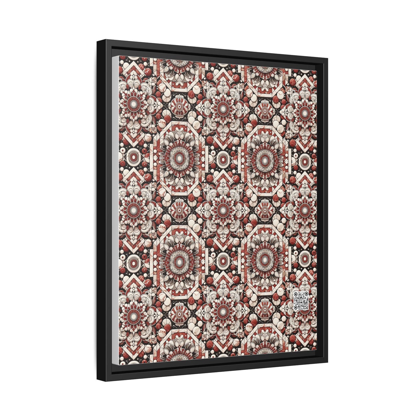 Neo Jomon Sculptural Aesthetics Artisanal Streetwear Matte Canvas, Framed (multi-Color) - 8404 Design-55 A