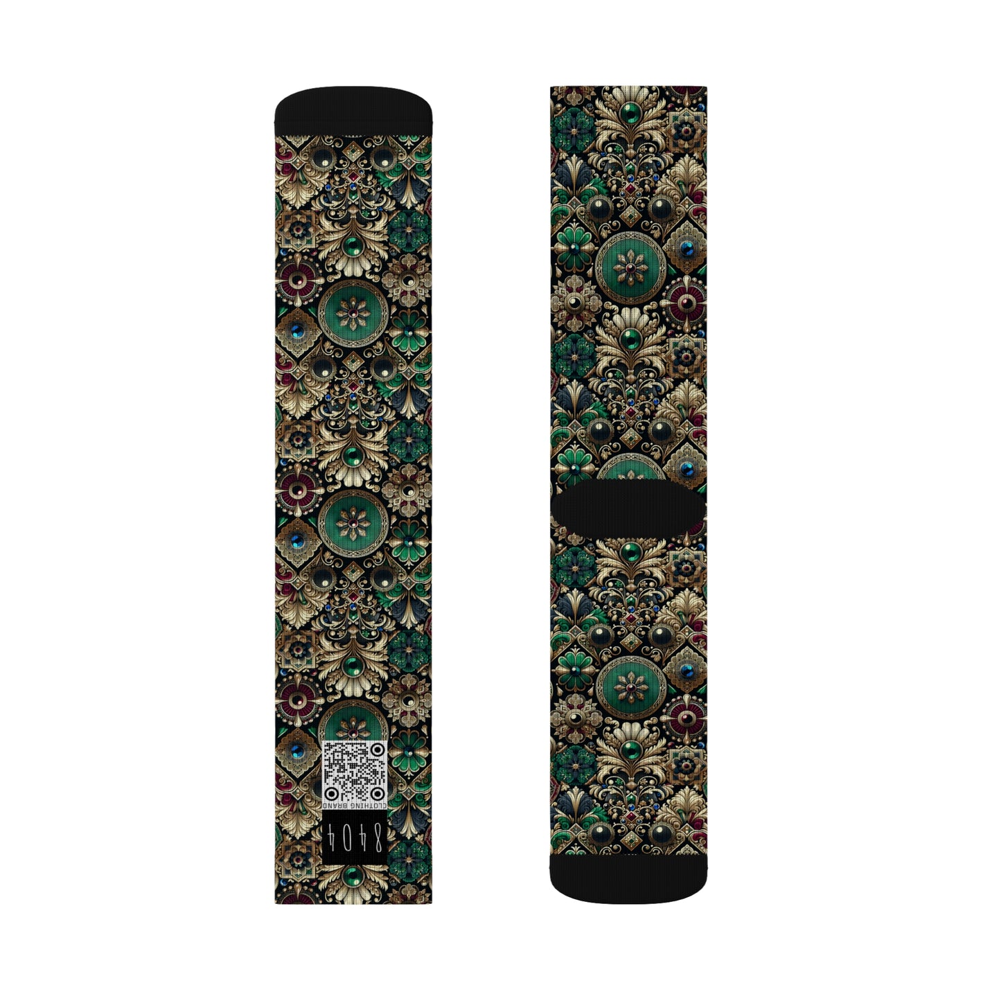 Neo-Dandyism Modern Dandy Streetwear Sublimation Socks - 8404 Design-54