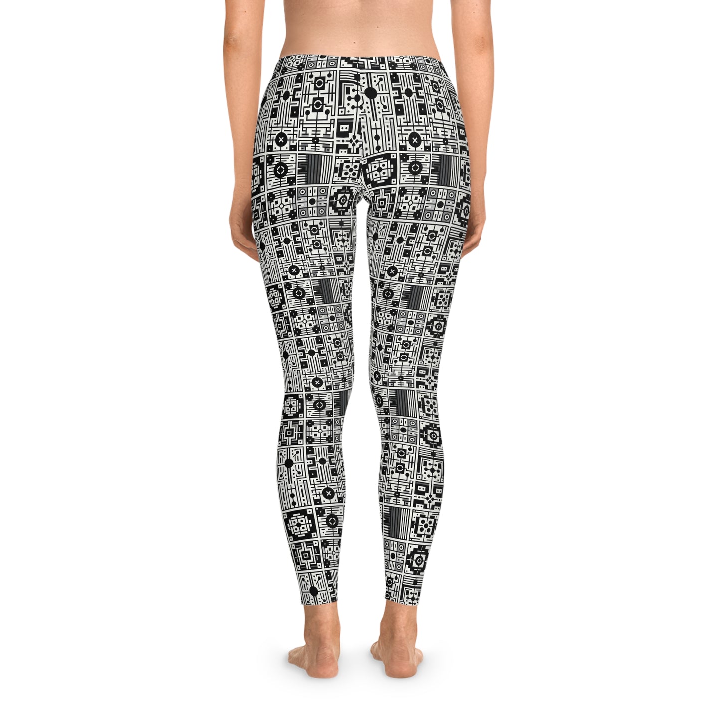 Digital Minimalism Minimalist Tech Stretch Leggings - 8404 Design-55