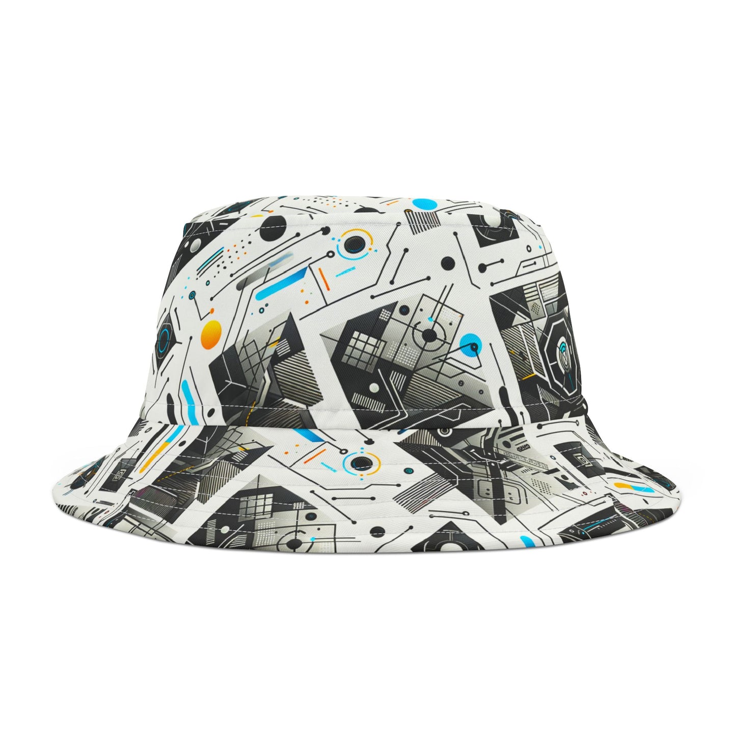 Tech Minimalism Minimalist Tech Bucket Hat - 8404 Design-47