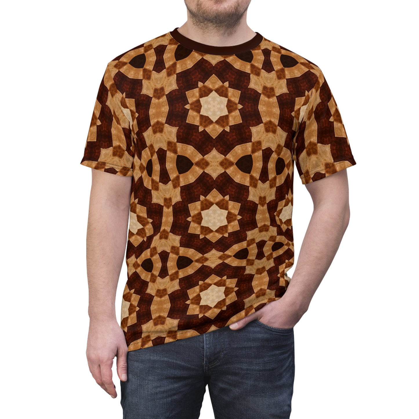 8404 Fashion T-Shirt - "elegant Kaleidostar" - Men - Women - Unisex - S/m/l/xl/2xl/3xl T-Shirt