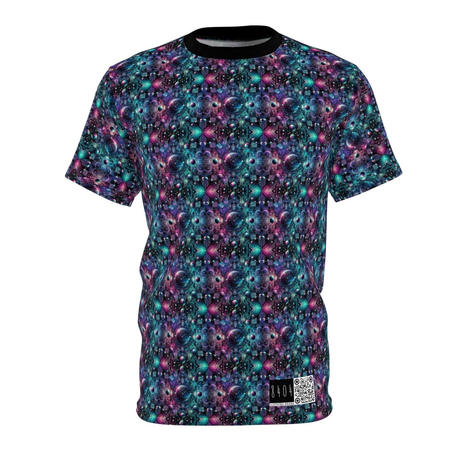 Galactic Hues Tech-forward cosmic fusion Unisex Cut & Sew Tee - 8404 Design-59