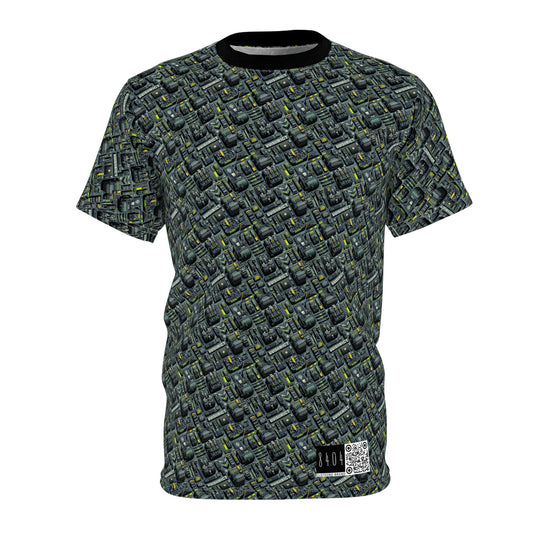 Tech Utility Streetwear Futuristic Tech-Forward Unisex Cut & Sew Tee - 8404 Design-47