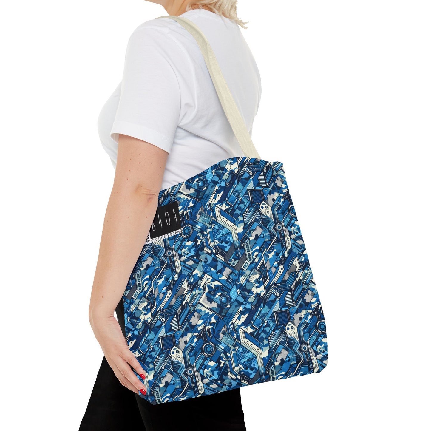 Tech Urban Camo Tech-Forward Streetwear With a Futuristic Military Edge Tote Bag - 8404 Design-39