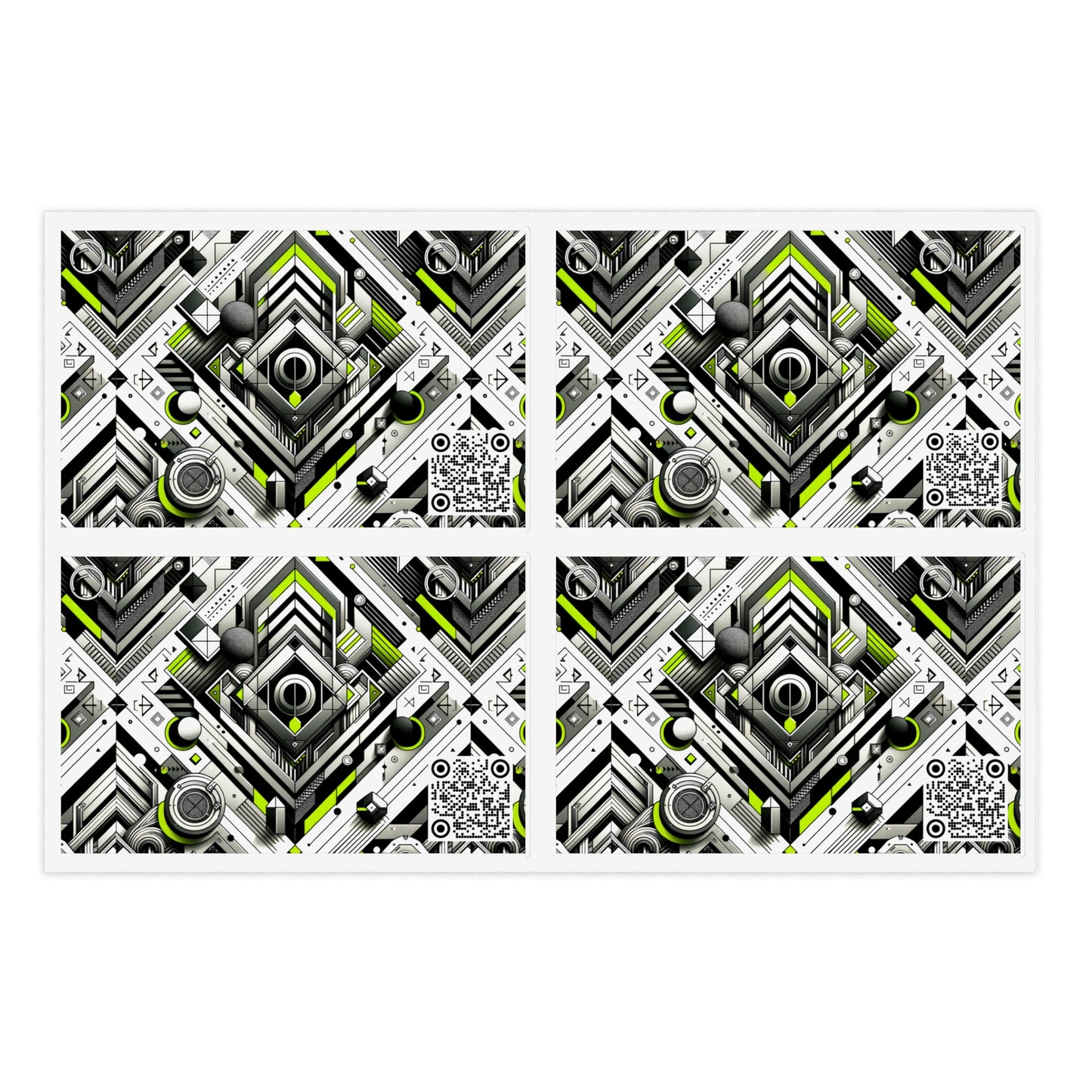 Elevated Sporty Tech Tech-Forward Streetwear Sticker Sheets - 8404 Design-70
