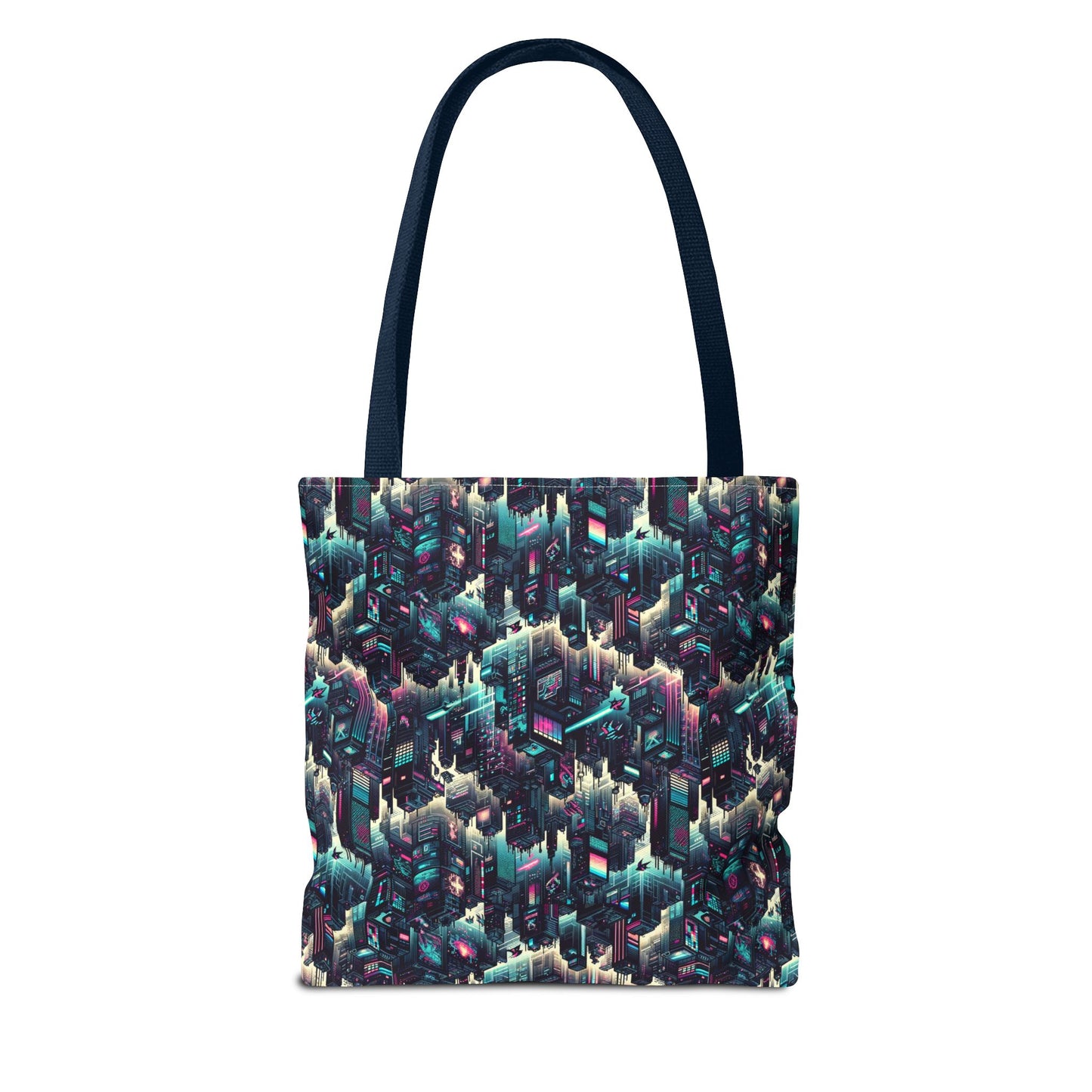 Digital Rebellion Tech-Inspired Streetwear Tote Bag - 8404 Design-51