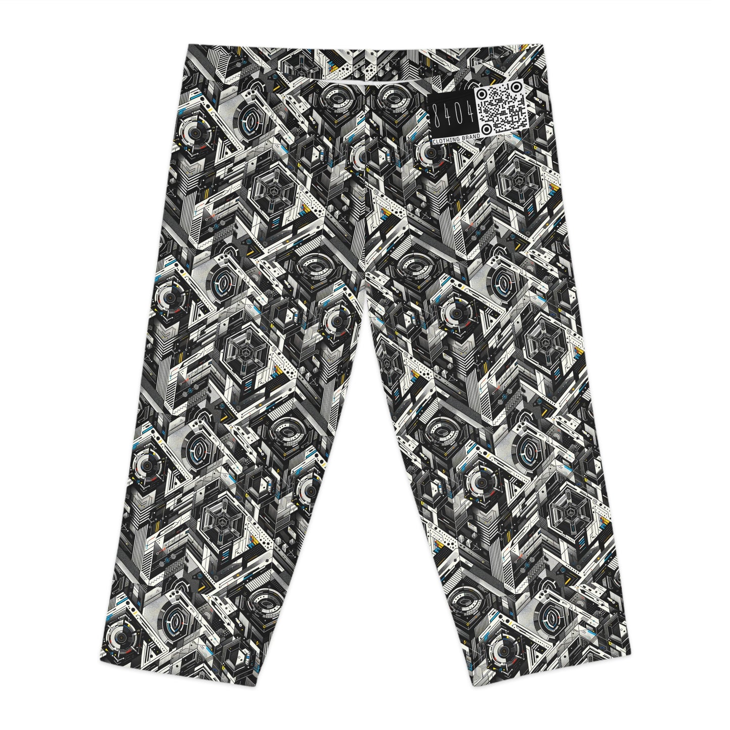 Tech Athletic Fusion Tech-Forward Athletic Women's Capri Leggings - 8404 Design-63