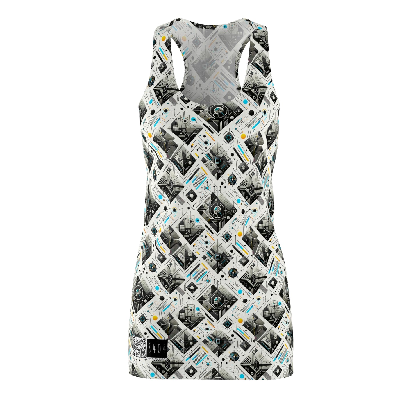 Tech Minimalism Minimalist Tech Women's Cut & Sew Racerback Dress - 8404 Design-47