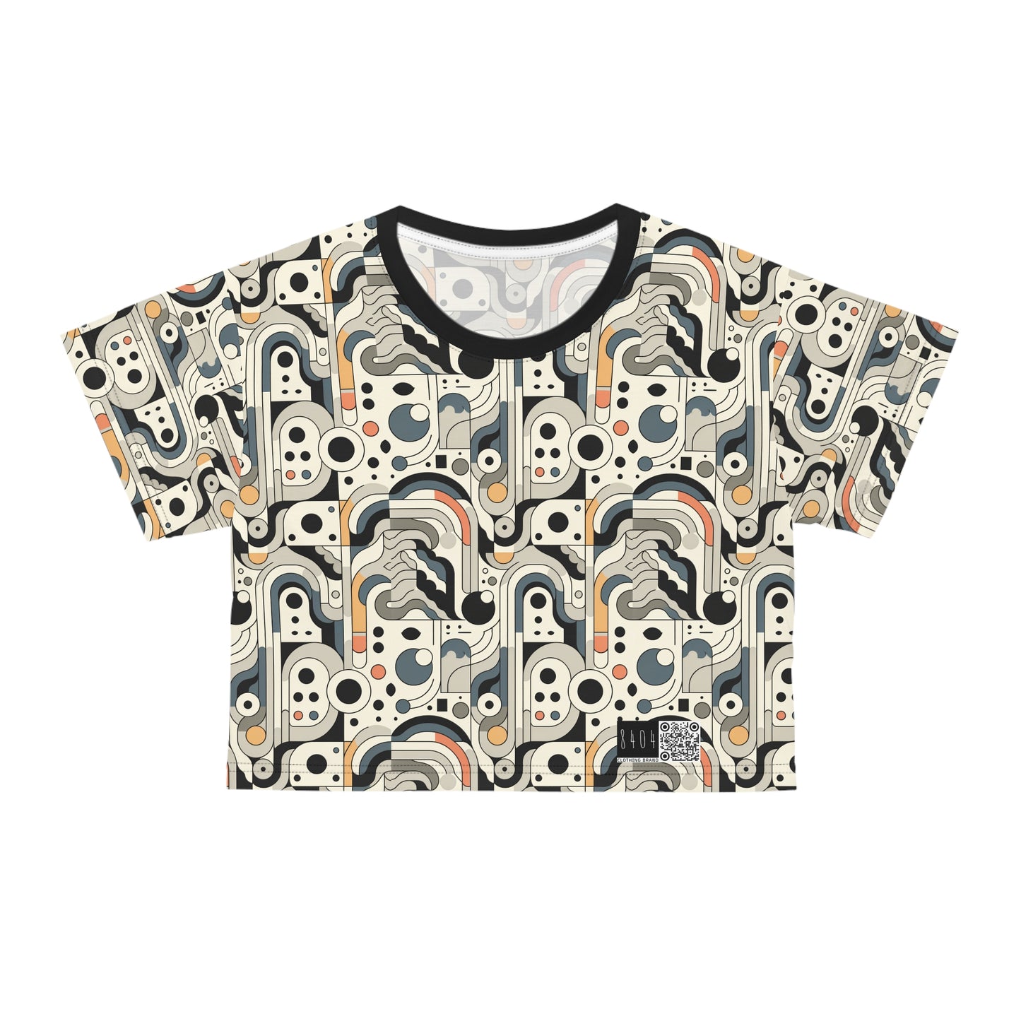 Modern Minimalism Minimalist Tech Crop Tee - 8404 Design-60