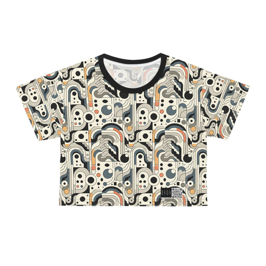 Modern Minimalism Minimalist Tech Crop Tee - 8404 Design-60