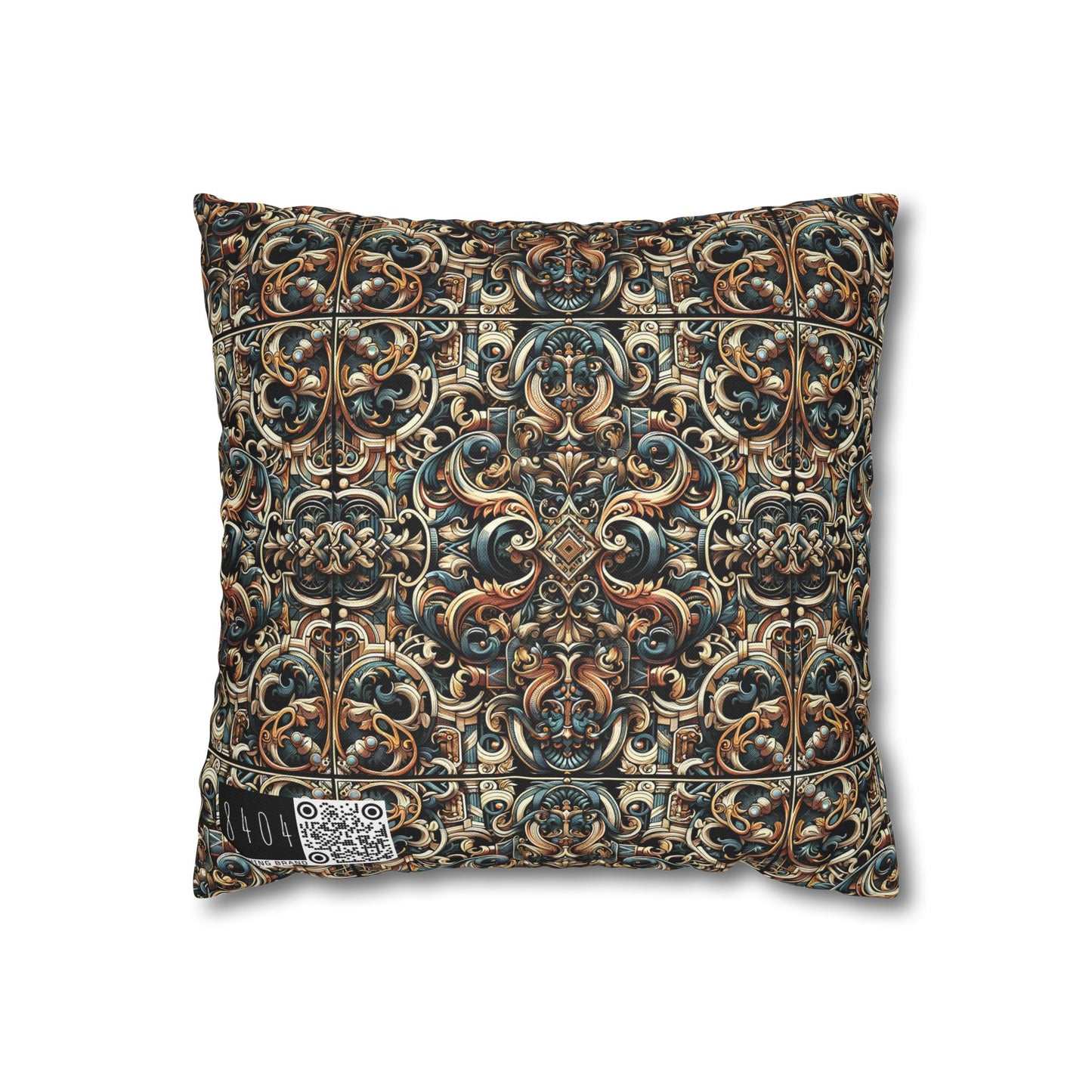 Urban Renaissance Historical Fusion With Street Edge Spun Polyester Square Pillowcase - 8404 Design-59