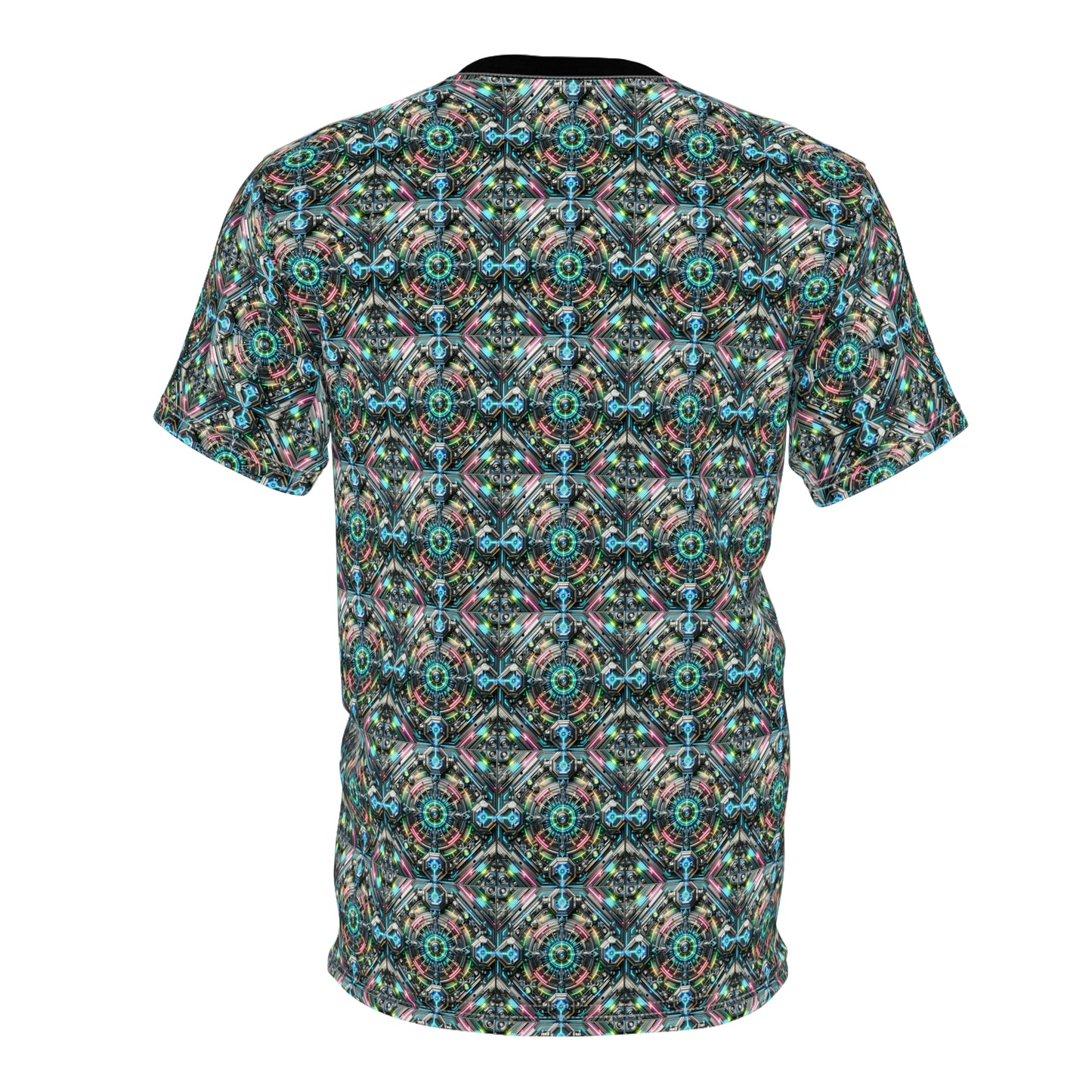 Tech-Infused Futurism Futuristic Tech Unisex Cut & Sew Tee - 8404 Design-53