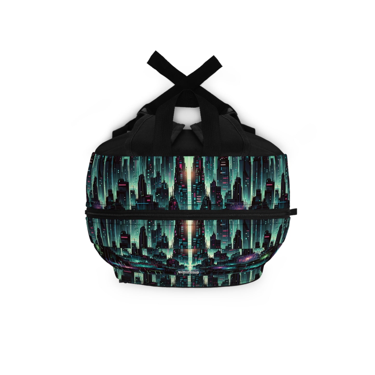 Tech Noir Graphics Cyberpunk Tech Aesthetic Backpack - 8404 Design-69