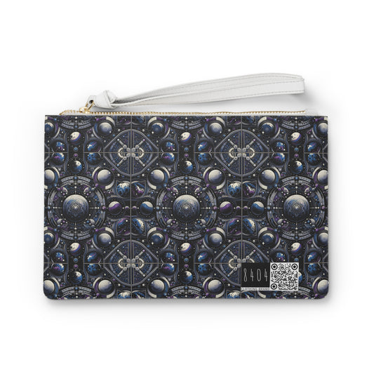 Tech Astronaut Tech-Forward Streetwear Meets Space Exploration Clutch Bag - 8404 Design-46