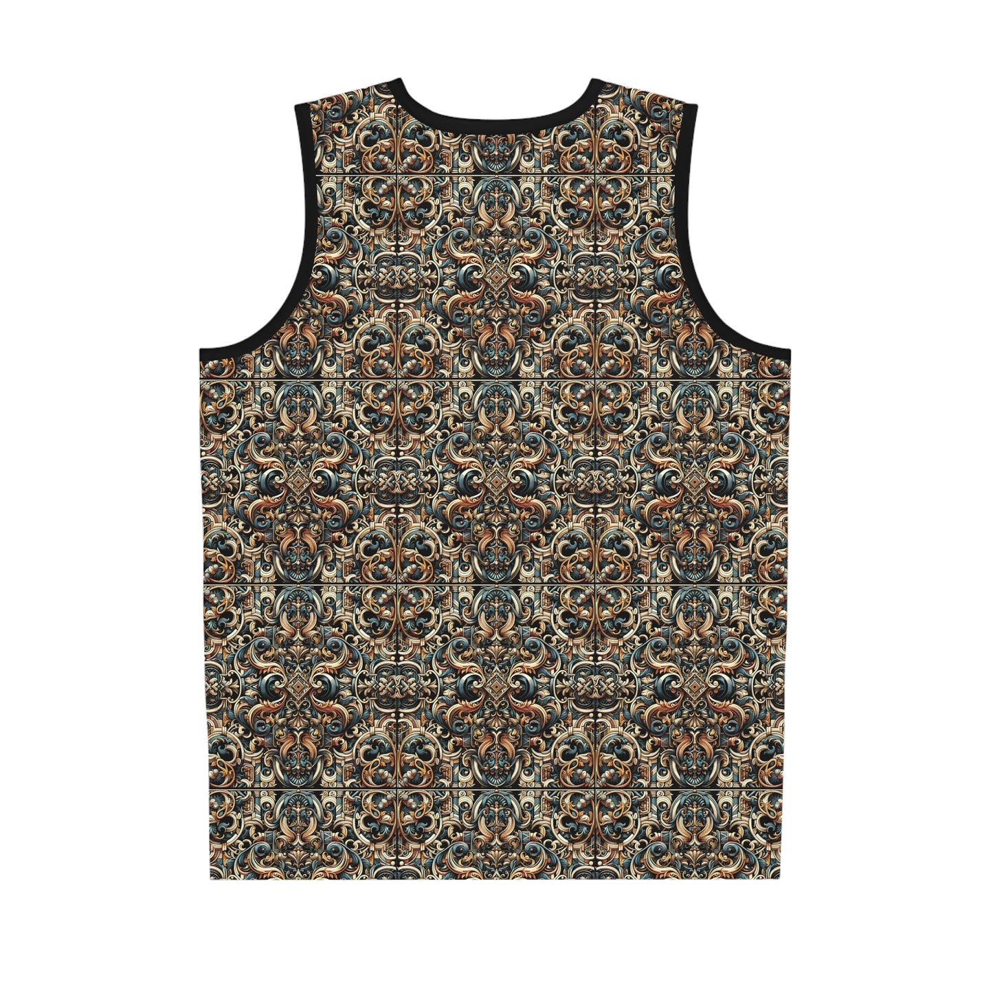 Urban Renaissance Historical Fusion With Street Edge Basketball Jersey - 8404 Design-59