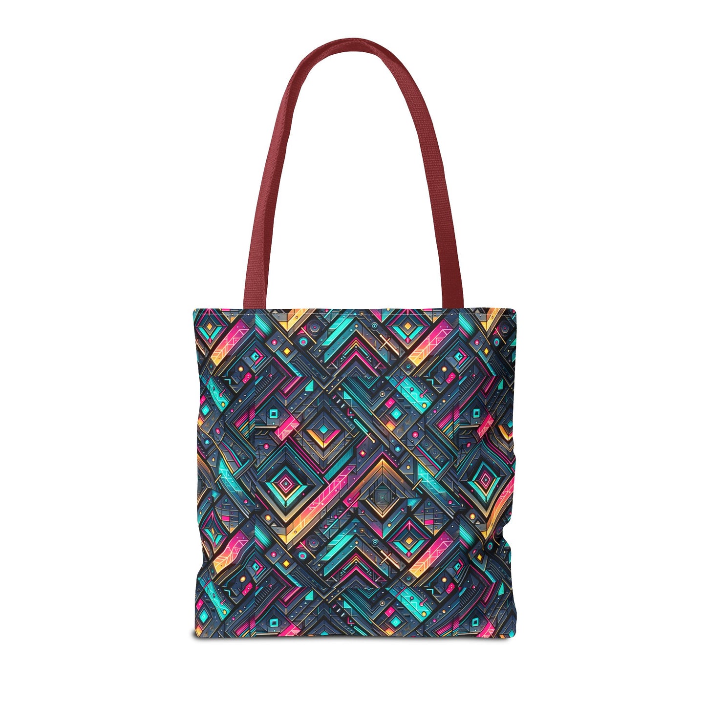 Tech-Inspired Graphics Cyberpunk Cool Tote Bag - 8404 Design-67