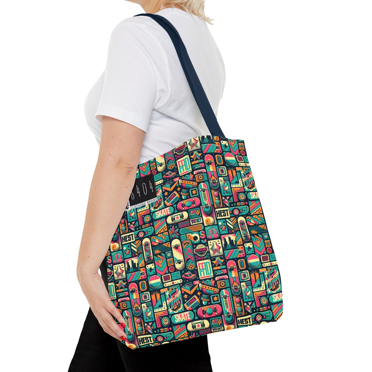 Skate Culture Revival Urban Retro Cool Tote Bag - 8404 Design-61
